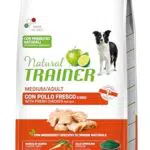Natural Trainer Medium Cibo per Cani Adulti con Pollo - 12kg