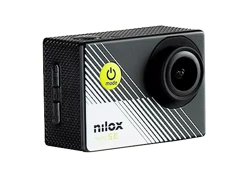 Nilox Action Cam Mini-SE 4K WiFi con Stabilizzatore Elettronico e Memoria 64 GB