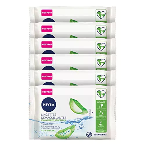 NIVEA Struccante Viso Aloe Vera Salviette Detergenti Biodegradabili