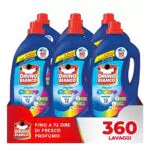 Omino Bianco Detersivo Liquido Lavatrice Color+, Tecnologia Anti-Smacchi, 6 Confezioni