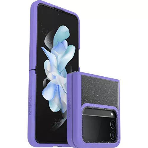 Cover Otterbox per Samsung Galaxy Z Flip4Thin Flex resistente agli urti e alle cadute MIL-STD 810G - Trasparente.