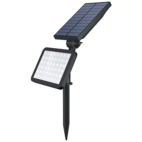 OUSFOT Faretti Solari da Giardino 48 LED Luci Solari Esterno Impermeabile IP65 per Vialetto e Patio
