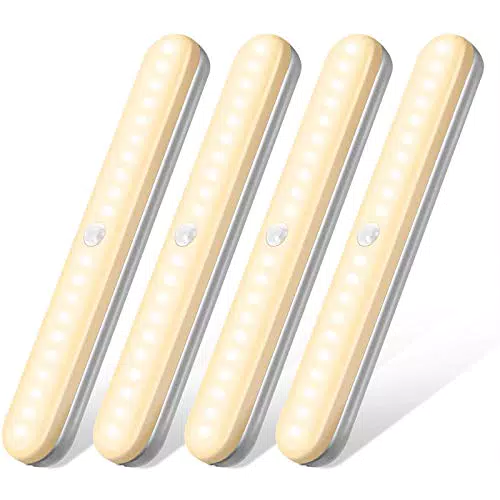 OUSFOT Luce Armadio Led Sensore Movimento Ricaricabile Wireless