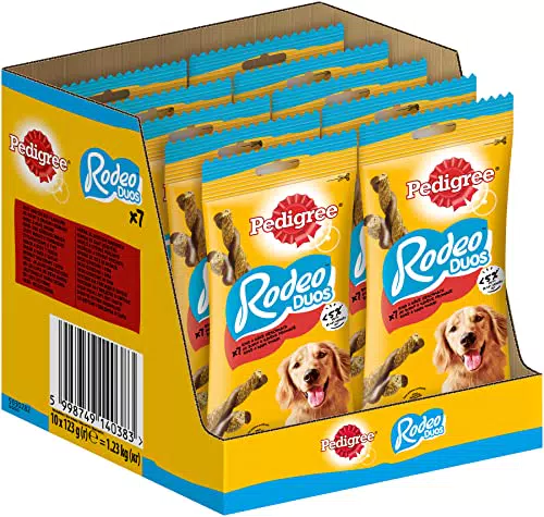 Pedigree Rodeo Duos - Ricompense di manzo e formaggio per cani