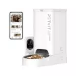 PETKIT Distributore Automatico Cibo con Telecamera HD per Animali Domestici, WiFi, Posizione AI Pet, Ciotola Acciaio Inox.