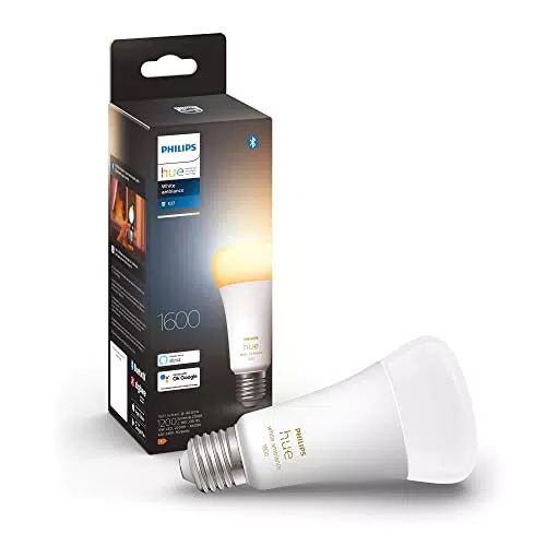 Philips Hue Lampadina LED Smart White Ambiance, Attacco E27, Dimmerabile