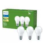 Philips Lampadina LED Goccia Smerigliata 60W E27 - Luce Bianca Calda