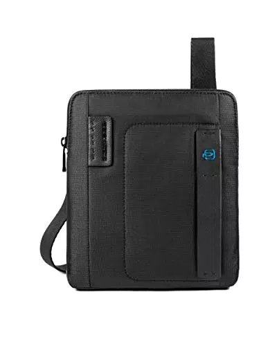 Piquadro Borsello Porta iPad Air in Tessuto e Pelle