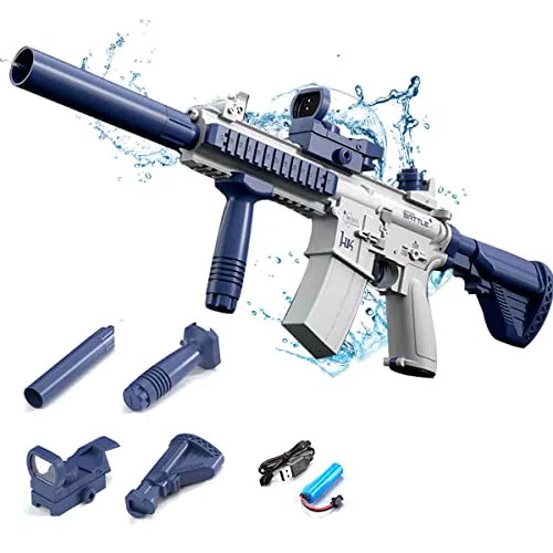 Pistola ad Acqua Elettrica da Giardino a Lungo Raggio con Grande Capacità