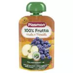 Plasmon Mela e Mirtillo 100% Frutta con Vitamina C