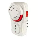 Programmatore Timer Giornaliero Poly Pool PP1408 con Spina e Presa Bivalente