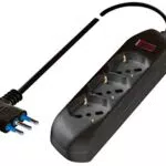 Presa Multipla Poly Pool con 3 Prese e Interruttore di Sicurezza