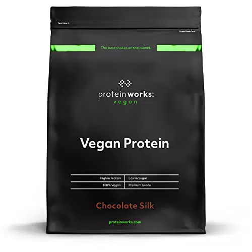 The Protein Works - Proteine Vegane in Polvere - Miscela Naturale - Gusto Cioccolato - 500g