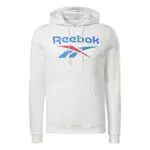 Reebok Maglia di Tuta con Grande Logo