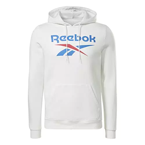 Reebok Maglia di Tuta con Grande Logo