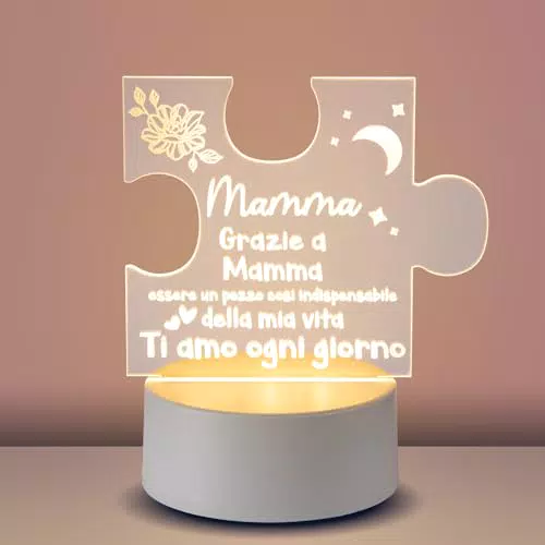 Regalo Mamma, Lampada Natale Compleanno Festa Della Mamma Utile Originali