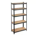 Scaffale in Metallo Resistente | Relaxdays 10034169 | Scaffalatura da 5 Ripiani