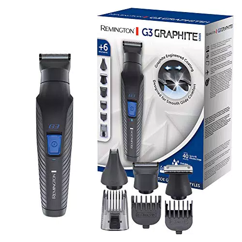 Remington Rasoio Elettrico Multiuso G3 - Rifinitore Viso e Taglia Peli Naso e Orecchie
