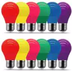Lampadine Led Colorate E27 4W per Interni ed Esterni - Decorazioni Natalizie e Feste