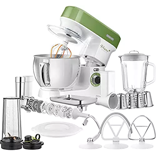 Impastatrice Planetaria Sencor con Motore da 1200W e 6 Velocità - Kit Accessori NutriSmart
