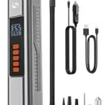 Servomaster Compressore Aria Portatile con Luce LED 150 PSI - Accessori Auto Moto Bici Palla