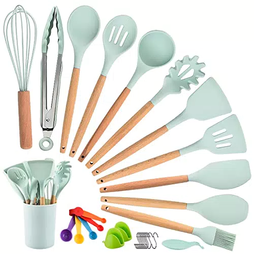 Utensili da Cucina in Silicone Antiaderenti Termoresistenti Professionali