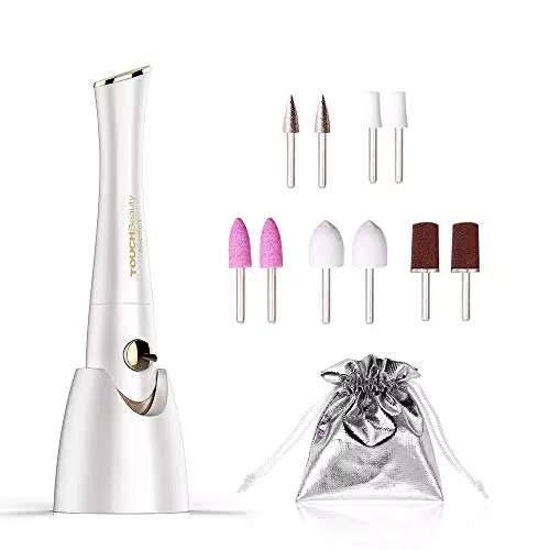 TouchBeauty Set Manicure e Pedicure Elettrico Professionale con Fresa per Unghie e 10 Accessori