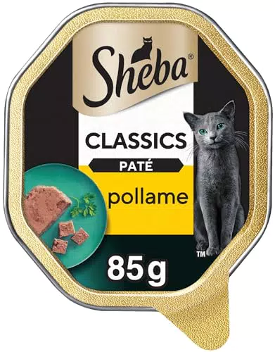 Sheba Paté Classics, Cibo per Gatto con Pollame