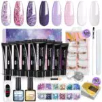 Skymore Gel per Ricostruzione Unghie: Kit Completo con Estensione e Finitura