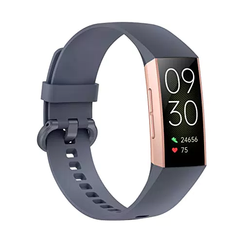 Smartwatch Fitness Tracker con Schermo Touch Amoled da 1,1" e Cardiofrequenzimetro, Impermeabile IP68 - Compatibile con Android e iOS