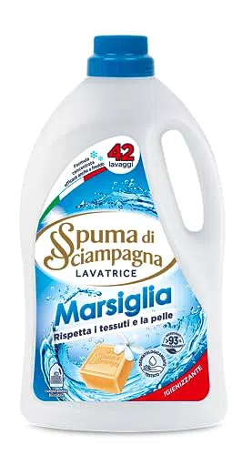 Spuma di Sciampagna Detersivo Liquido per Lavatrice Marsiglia - 42 Lavaggi