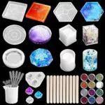 Stampi in Silicone per Resina Gioielli - Kit Completo per Creare Ciondoli e Braccialetti