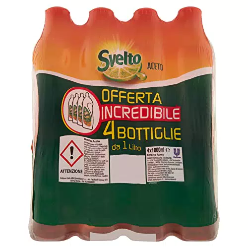 Detersivo Piatti Svelto con Aceto e Limone