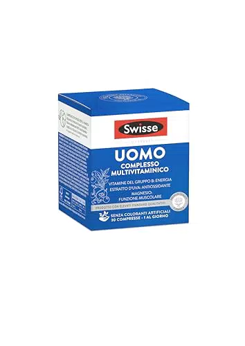 Swisse Multivitaminico Uomo - Integratore multivitaminico con vitamine, minerali ed erbe naturali