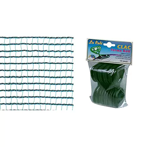 Tenax Rete Antigrandine Tessuta Defender - Pinze per Fissaggio Reti