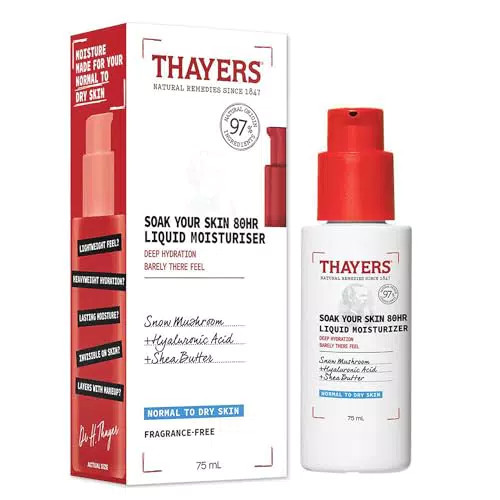 Thayers Crema Idratante Viso con Acido Ialuronico e Tremella Fuciformis - Lozione per Pelli Normali o Secche
