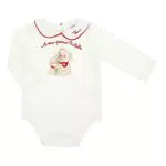 THUN Body 'Il Mio Primo Natale' in Cotone con Orsetto Iconico - Linea OVS