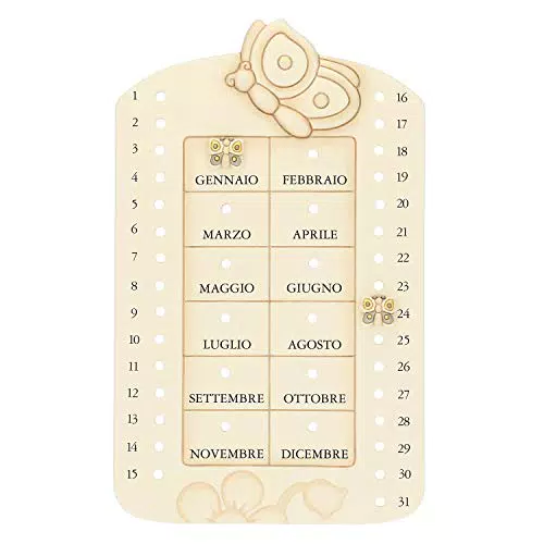 THUN - Calendario da Muro Perpetuo Linea Elegance in Ceramica
