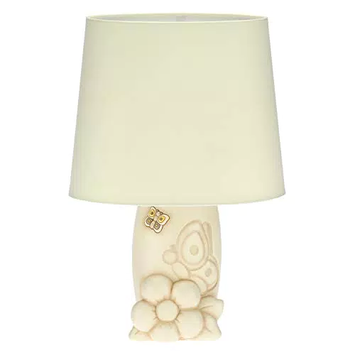 THUN - Lampada da Tavolo con Fiore e Farfalla - Linea Elegance