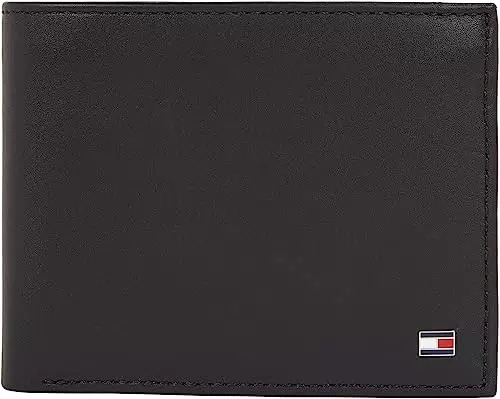 Tommy Hilfiger Portafoglio Uomo Eton Trifold con Scomparto Monete
