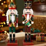 Schiaccianoci di Natale Soldatino Tradizionale in Legno Fatto a Mano