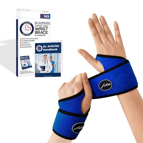 Tutore Polso con Rivestimento in Rame - Modello Medico per Tunnel Carpale