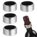 Anelli per Bottiglia di Vino Rosso Lucido in Acrilico - Marca UERRY
