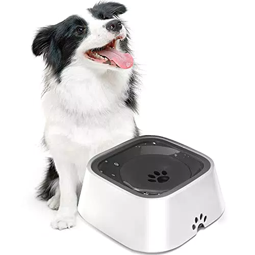 Unipampa Ciotola Galleggiante per Acqua Cani - Dispenser Anti-fuoriuscita