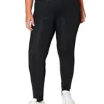 Urban Classics Leggings a Righe Lucide con Vita Alta - Donna