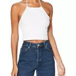 Urban Classics Top da Donna con Allacciatura al Collo
