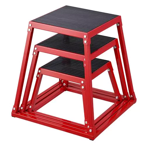Vevor Box Pliometrico Piattaforma per Allenamento Fitness Crossfit - Ideale per Jump Box e Push-up