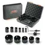 VEVOR Kit Seghe a Tazza Bimetalliche M42 in Valigetta Portatile - Dimensioni da 3/4 a 3