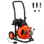 VEVOR Macchina Elettrica Sturatubi di Scarico con Set Taglierino Automatico