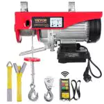 Paranco a Leva Elettrico VEVOR 1450 W - Carico Max. 800 kg - Telecomando Senza Filo - Sollevamento Carico Velocità 10 m/min